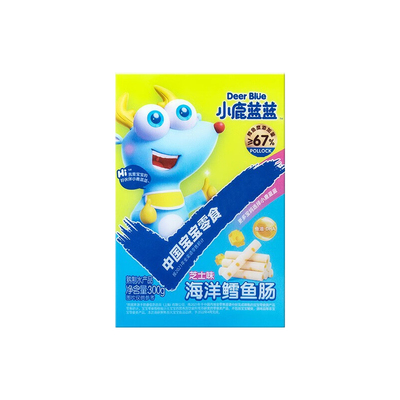 小鹿蓝蓝鳕鱼肠宝宝鱼肉肠300g