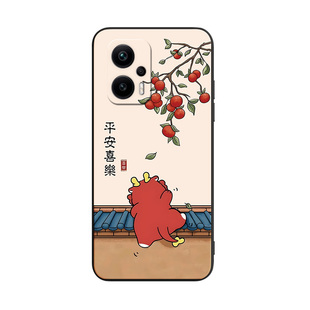 Luck·Rider适用于红米Note12tPro手机壳hmnate12tpro保护套Redmi复古23054ra19c八方来财23054RA19C气质软壳