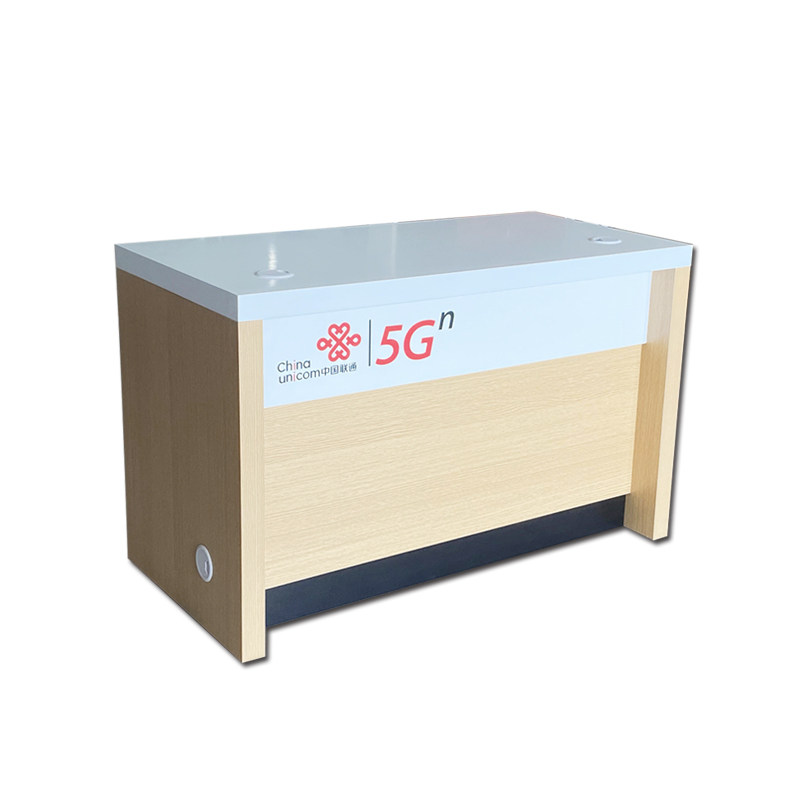 新款中国联通业务受理台电信移动5G业务定制烤漆前台收银席体验柜