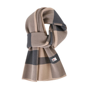 回力围巾男士防风秋冬季送生日礼物新款保暖围脖女士加厚百搭高档