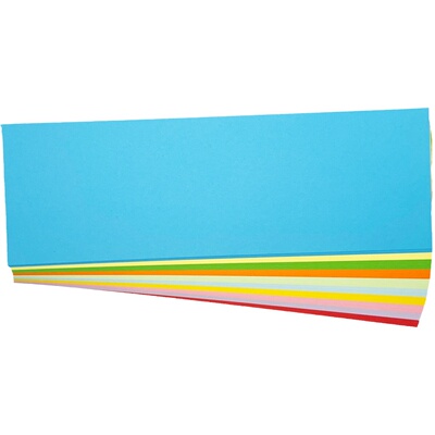 标题长方形彩色卡纸手工4s店培训