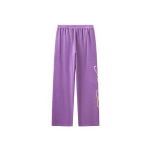 Ed Hardy埃德哈迪2026春季新款女士宽松拔印烫钻抽绳长裤E1SAW296