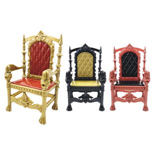 日本进口微缩椅子王座模型迷你手办娃娃家具座椅摆件玩具龙椅道具