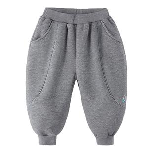 男童长裤冬季儿童加绒保暖大屁屁裤冬装男孩加厚下装童装宝宝裤子