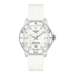 【新年礼物】Tissot天梭海星龚俊同款俊雅白石英女表手表