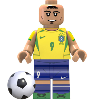 人仔玩具足球明星梅西C罗内马尔