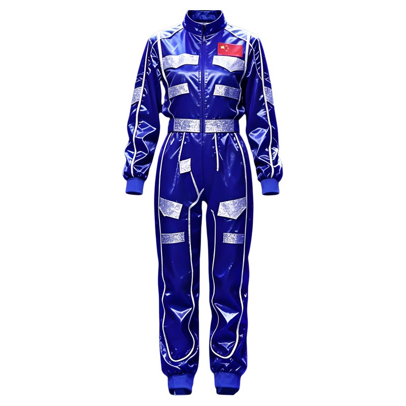 宇航太空舞蹈服运动会演出服科技儿童小荷风采机器未来科技感衣服