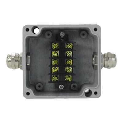 铸铝防爆接线盒金属接线箱铝合金户外防水接线盒带端子电源分线盒