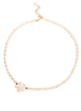 CHOKER原创天然贝壳樱花珍珠