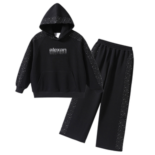 2026新款春装男童套装儿童运动服春季男孩酷帅春款大童春秋款卫衣