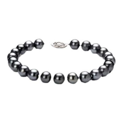 天然海水黑珍珠粉手链送母亲女友