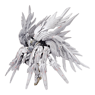 芒果模玩万代rg零式飞翼ew白雪姬高达拼装模型十翼矮星炮合金着色