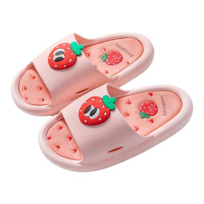 【清仓】儿童凉拖鞋夏季居家室内软底防滑静音卡通男童女童一字拖