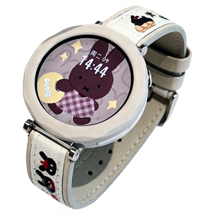 适用于华为手表gt6表带新款GT5运动智能腕带watch5/4彩印兔子GT4/3Pro保护套壳YS荣耀5pro秋冬女款高级感41mm