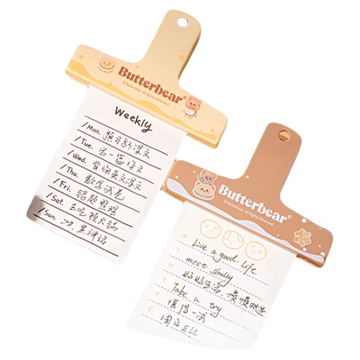 得力黄油小熊联名手账夹