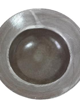 「孤品」一枚橙 侘寂民宿样板房床头陶瓷小摆件客厅茶几边几装饰