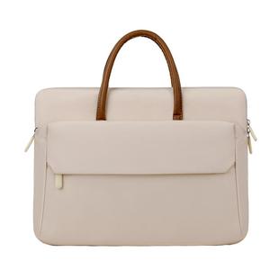 女士笔记本电脑包上班时尚通勤手提包简约商务公文包适用于戴尔联想14寸华为小米苹果Macbook Air13.3/16英寸