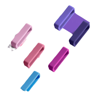 适用小天才儿童电话手表表带表圈配件表扣米兔手表华为表带3pro硅胶卡扣360手环3x固定圈替换带胶圈零部件