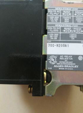 议价AB老款中间继电器 700-N200A1 1201VAC 现货