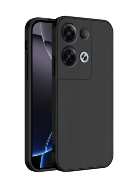 皑晨适用于opporeno8pro手机壳Ren08pro新款reno8软胶Ren08纯黑PGAM10耐脏oopr8简约opop防摔pgam10保护套