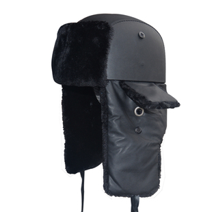 冬季加厚保暖安全帽防寒防砸施工劳保雷锋帽户外建筑工程棉头盔