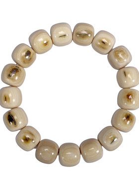 乾坤云男女猛犸象牙单圈手串老型