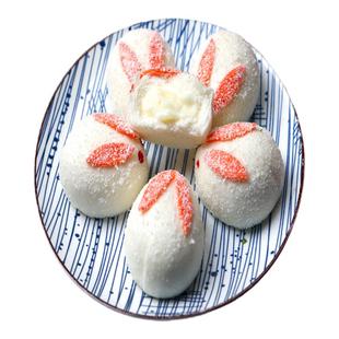 网红椰奶兔子包早餐冷冻半成品速食酒席面点心玉兔包子柿子奶黄包