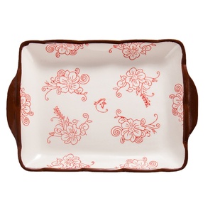 长方形可爱盘子菜盘家用陶瓷创新双耳盘套装西餐餐具早餐盘水果盘