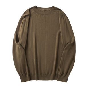 Markless新升级可机洗绵羊毛衫男款毛衣 冬季蓄热保暖男士针织衫