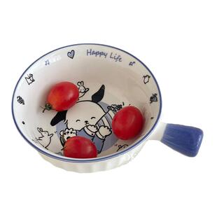 可爱饭碗个人专用精致女生高颜值泡面碗带手柄大号加厚碗防烫汤碗