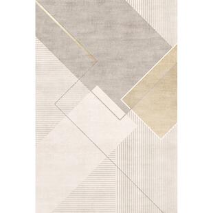 北欧极简地毯素色客厅茶几毯侘寂风现代简约卧室高级灰轻奢床边毯