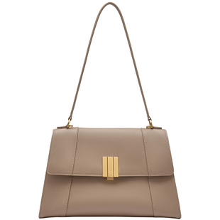 红谷包包2026新款真皮单肩腋下包时尚通勤大容量斜挎手提包女士包