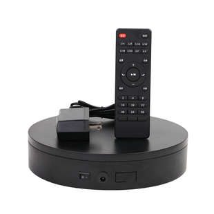 自动电动转盘遥控调速旋转展示台视频直播旋转充电拍摄台拍照摄影