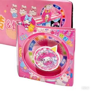 转转本子笔记本转转便签趣味转转本转好运高颜值小学生减压迷你小本子贴纸文具转转便签本转盘本子