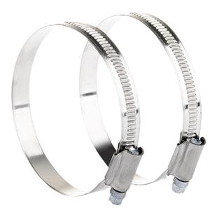 304不锈钢德式喉箍天津宝成TJBC卡箍中间式加宽管箍强力桥架卡扣