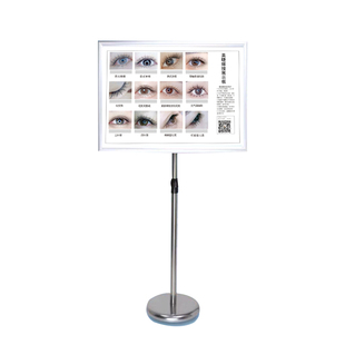 美睫展示板定制落地成品展架睫毛美甲展示牌显示价格款式图片架子