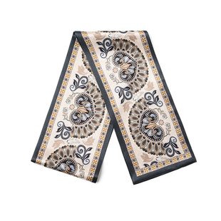 优雅绅士风 春夏秋薄款真丝围巾男 西装商务正装衬衫丝巾围脖子潮