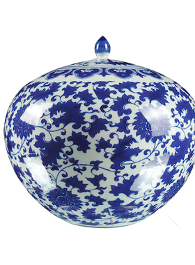 景德镇青花陶瓷中号客厅工艺品