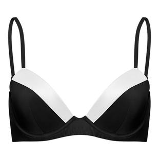 MANITO/曼尼陀contrast女士真丝文胸内裤撞色拼接桑蚕丝温柔优雅