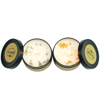 加州白鼠尾草蜡烛美国进口纯拒绝添加 净化空间秘鲁圣木雪松香薰