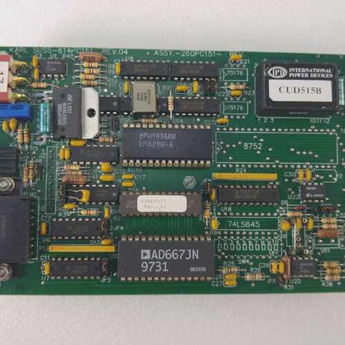 KARL SUSS 614PC151 REV. 04, 260PC151 BOARD, 260PC161-03, 614