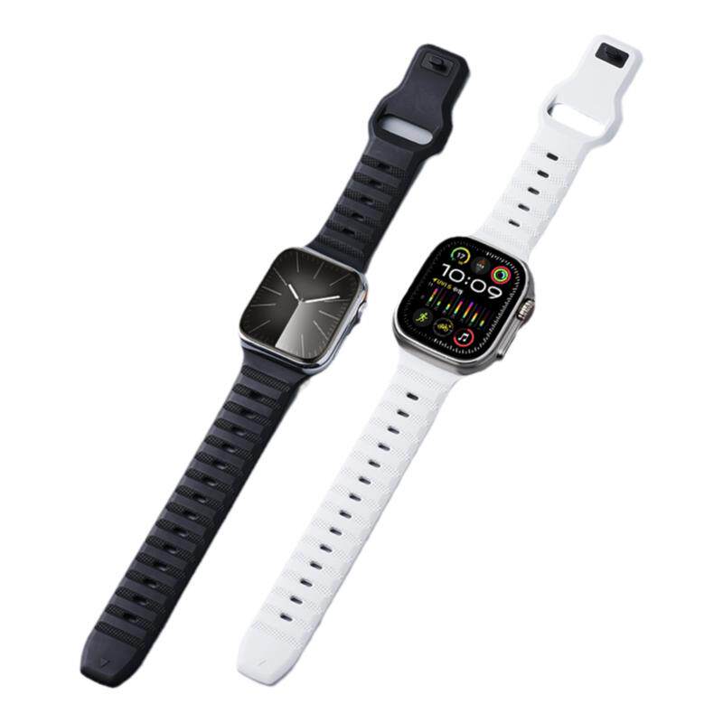 适用苹果iWatchS9氟橡胶表带