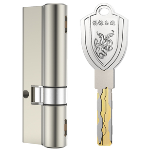 防盗门锁芯超C级通用型家用门锁入户大门换锁心进户铁门全铜叶片b