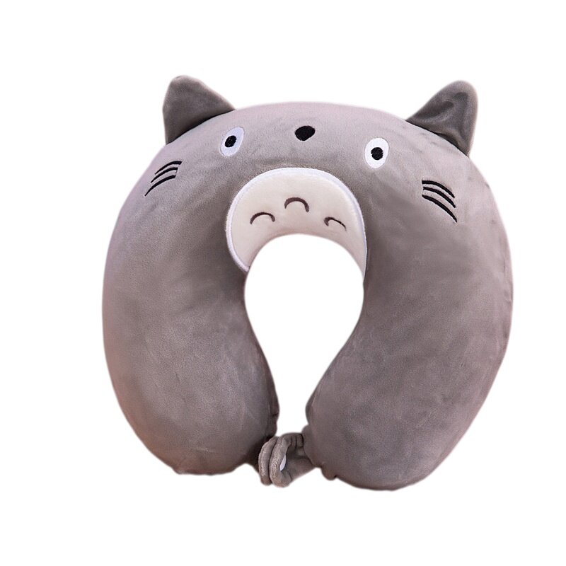 龙猫记忆棉U型护颈枕旅行车载