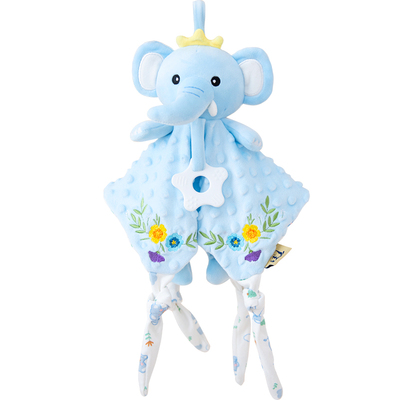 安抚玩偶龙宝宝睡觉公仔毛绒安抚巾婴儿可入口豆豆绒哄睡神器玩具