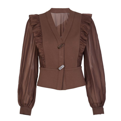 2025秋季新品松球色单外套