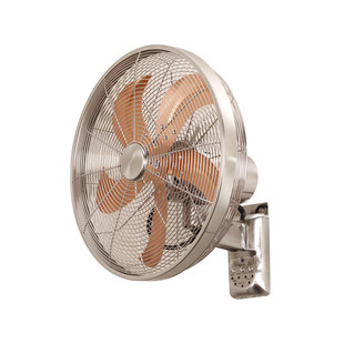 金属壁扇复古壁挂式电风扇商铺饭店餐饮商用墙壁大风强力铁叶电扇