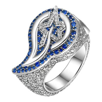 APORRO x Reese Laflare联名系列 蓝色火焰星星 情侣同款