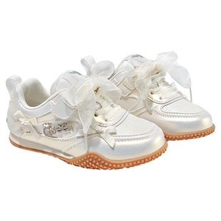 芭比童鞋女童运动鞋2026新款春季女孩休闲鞋巨好看鞋软底儿童鞋子