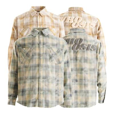 WHOOSIS绒毛贴布破坏衬衣